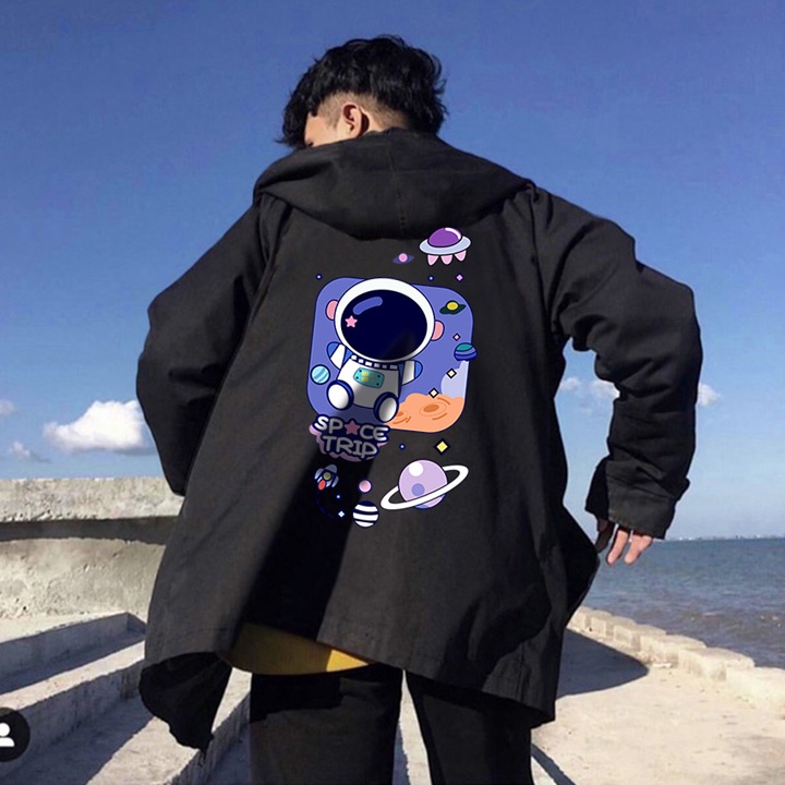 ÁO KHOÁC DÙ Phi Hành Gia Space Trip 2 Lớp in Pet siêu bền