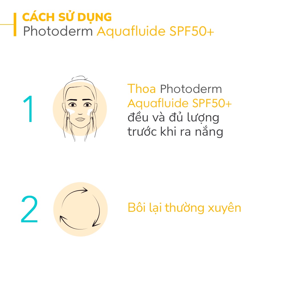 Kem chống nắng giảm bóng nhờn cho mọi loại da Bioderma Photoderm Aquafluide SPF50+ Claire 40ml