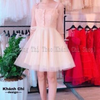 Đầm công chúa 2 dây
