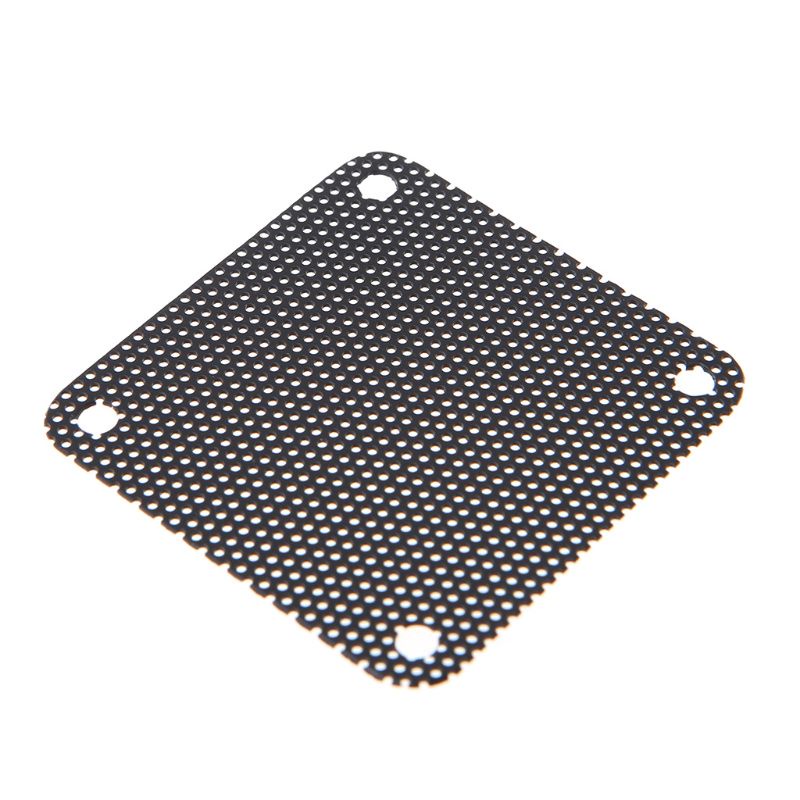 Bộ 5 Tấm Lưới Bọc Quạt Tản Nhiệt Máy Tính 40mm Bằng Pvc Màu Đen Chống Bụi Tiện Dụng