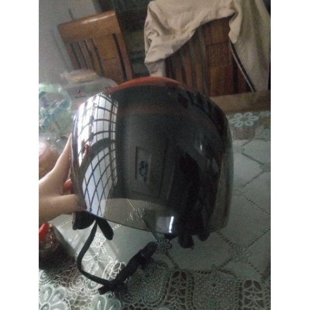 Kính Gắn Nón 3/4 Màu Khói - Chống Nắng Chống UV