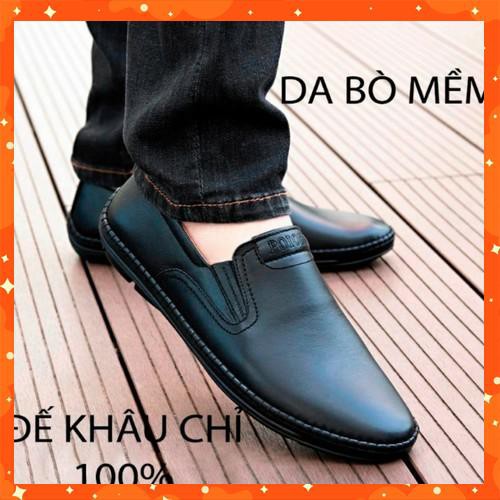 [HOT] Giầy Lười Nam Da Bò Thật - Bảo hành 12 tháng  < size từ 37-43>