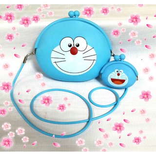 Set túi và ví silicon doremon (gồm: 1 to và 1 nhỏ)