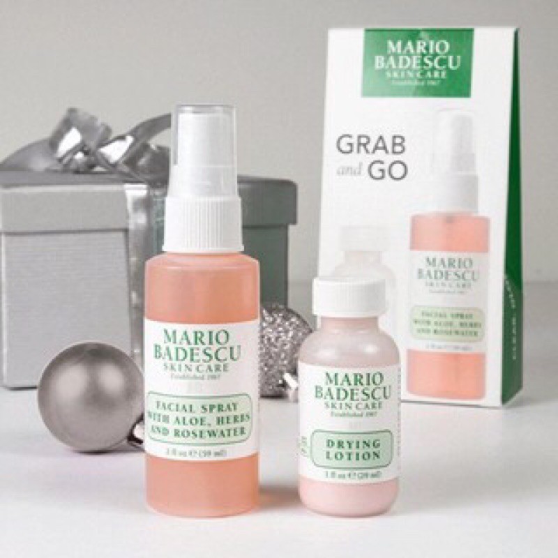 [BILL US - SẴN ] Set dưỡng da trị mụn Mario Badescu Grab &amp; Go