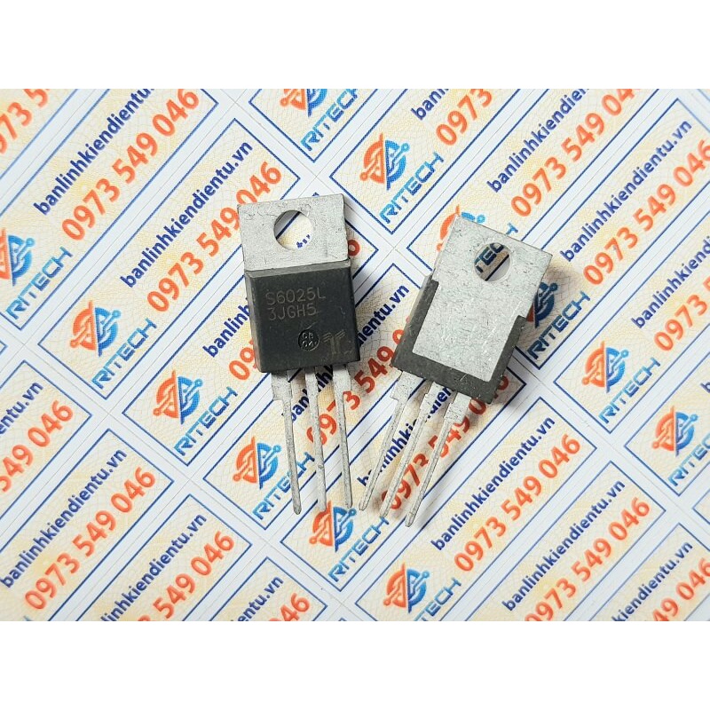 [Combo 3 chiếc] S6025L Thyristor 25A/600V TO-220