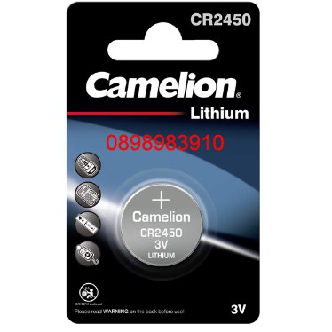 Vỉ 1 Viên Pin CR2450 Camelion Cao Cấp Lithium 3V Chính Hãng