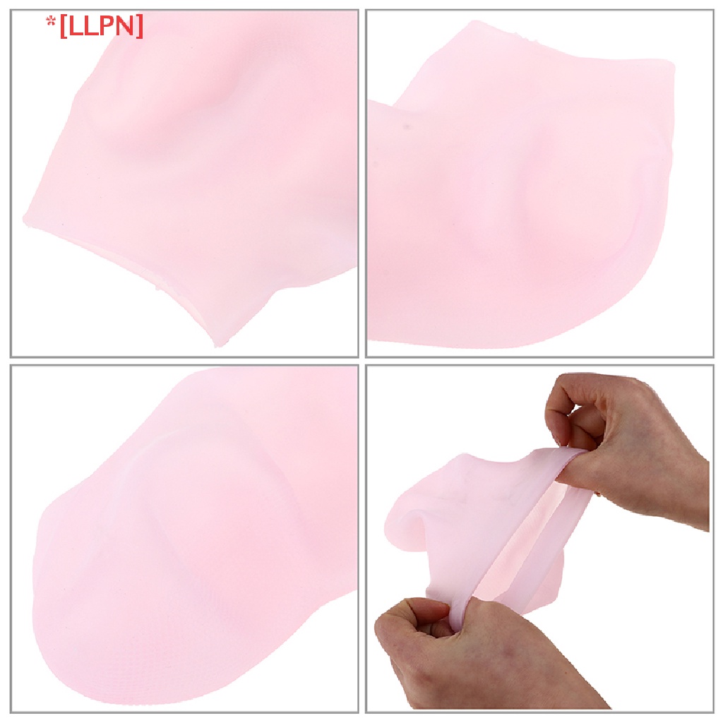 1 Cặp Vớ Gel Silicone Giữ Ẩm Chống Nứt Nẻ Cho Chân