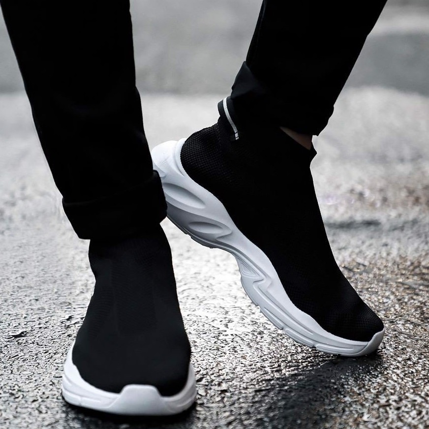 Giầy Sneaker Nam Ninja Zara Mũi Nhọn Cổ Cao hàng xuất xịn chính hãng | BigBuy360 - bigbuy360.vn