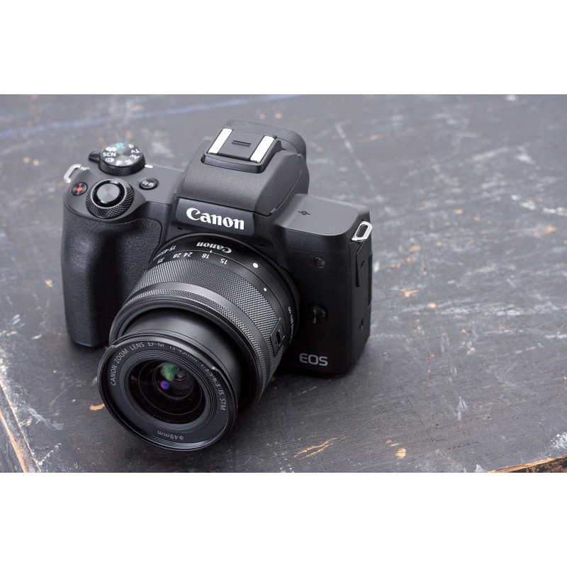 Máy ảnh kỹ thuật số EOS M50 + 14-55mm stm 98% | BigBuy360 - bigbuy360.vn