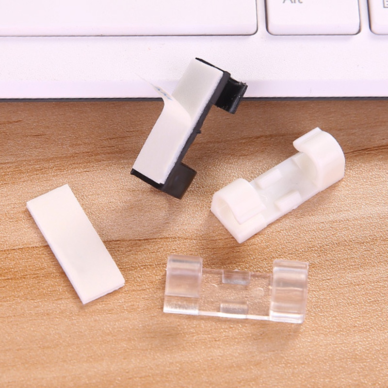 Set 20 Kẹp Giữ Dây Cáp Sạc Tự Dính Tiện Lợi Dành Cho Phòng Khách / Phòng Ngủ / Văn Phòng