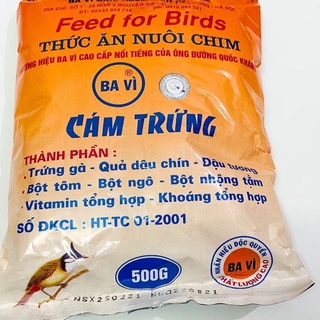 Cám trứng Ba vì 500gram dùng cho các loại chim giá rẻ - Cám chim ba vì giá rẻ