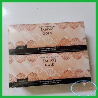 Chính Hãng) Combo 2 hộp GOLD COLLAGEN ADIVA - MẪU MỚI (14 lọ/hộp)