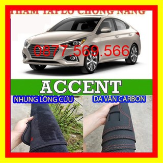 Thảm taplo huyndai accent-2000↠2008-2009-2010-2011-2012-2013-2014-2015-2016-2017-2018-2019-2020-2021,da carbon-nhung