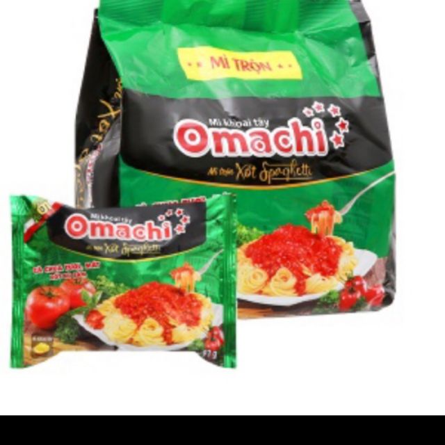 Bịch 5 gói Mì Omachi Xốt Spaghetti 91g/gói