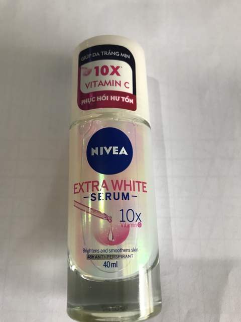 Lăn khử mùi Serum trắng mịn Nivea Extra White Serum (40ml)