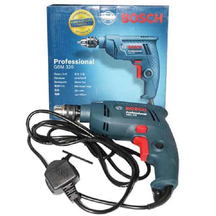 Máy khoan sắt Bosch GBM 320 320W Bảo hành điện tử 6 tháng