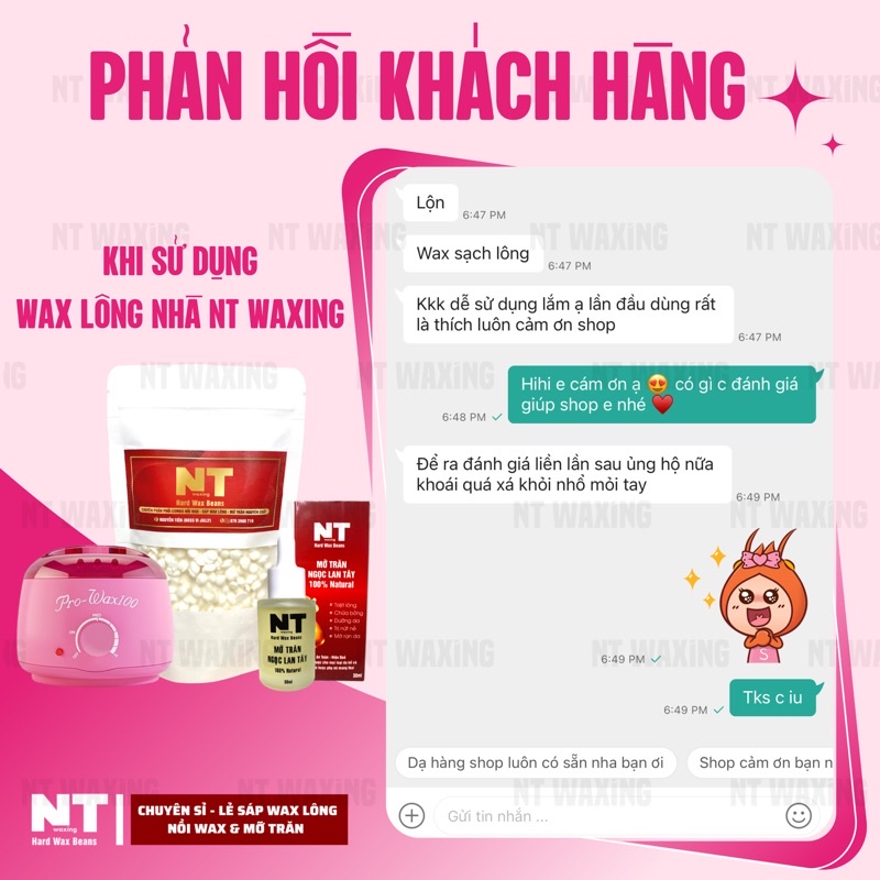 Sáp wax lông DỪA wax nóng hạt đậu nhập khẩu hard wax beans triệt lông tay, chân, nách, bikini, râu, ria mép,...