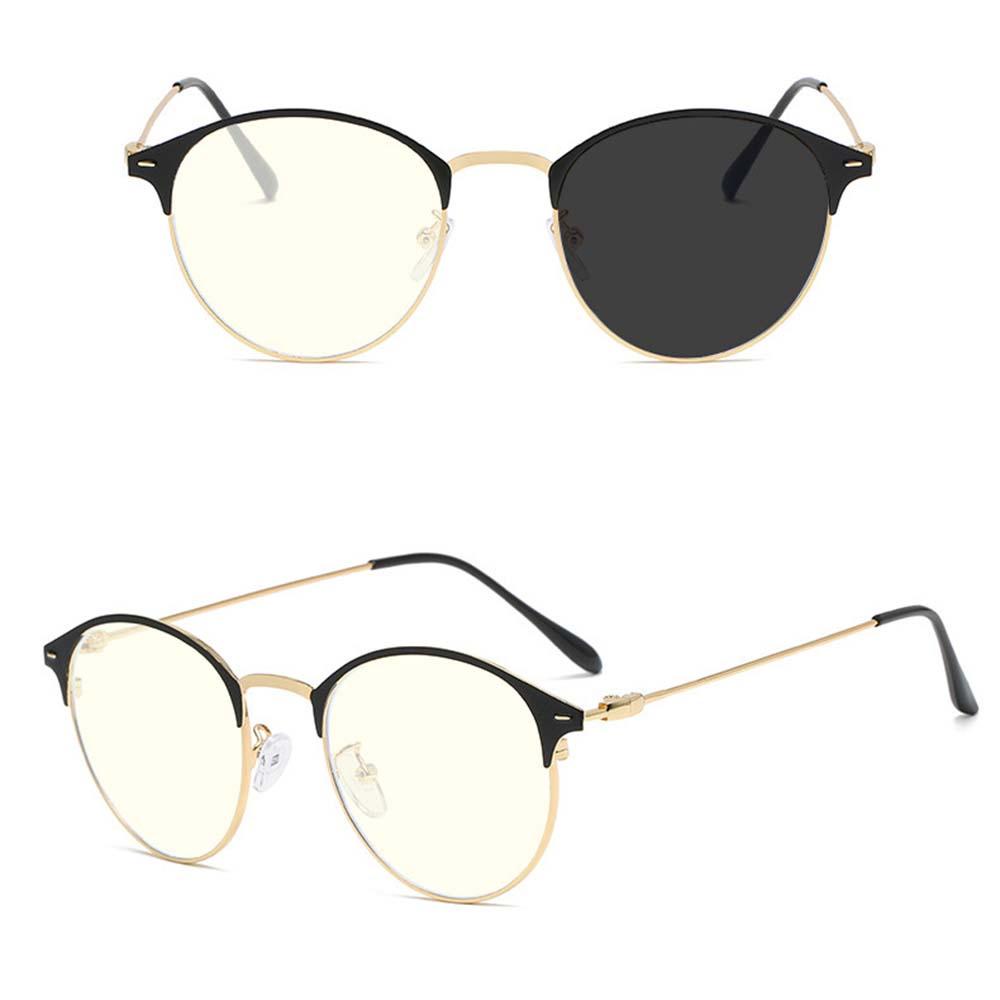 Kính Mát Tròn Gọng Kim Loại Thay Đổi Màu Sắc Dành Cho Nữ BACK2LIFE