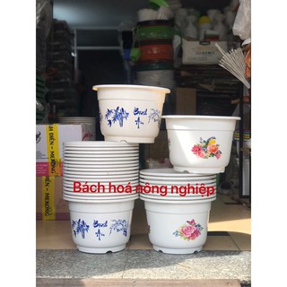 Chậu tròn bông - size 28cmx19cm