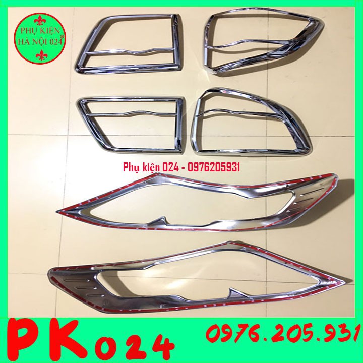 [Fortuner 2012-2016] Ốp Viền Đèn Pha, Hậu Mạ Crom Cho Xe - Fortuner 2012-2016
