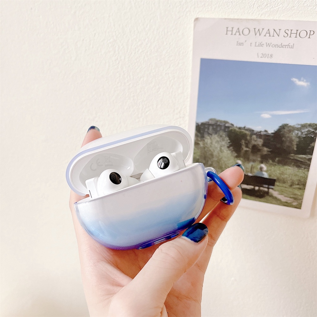Vỏ Bảo Vệ Hộp Sạc Tai Nghe Huawei Freebuds 3 4 pro 4i 5i TWS Bằng Silicon TPU Mềm Trong Suốt Chống Sốc Chống Rơi Kèm Hộp Sạc