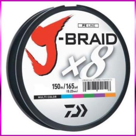 ⭐  Dù câu cá X8 Jbraid 7 màu Nhật 100m chất lượng - Top1VN