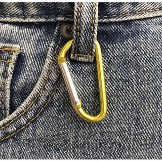 3 Móc Khóa Treo - Chữ D - Carabiner  1k 1000đ 1000 - Hàng Gủi Ngay