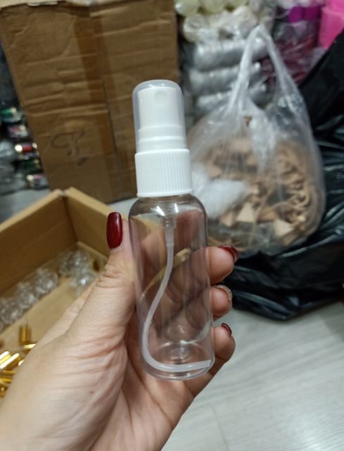 Chai nhựa vòi nhấn hoặc vòi xịt 50ml
