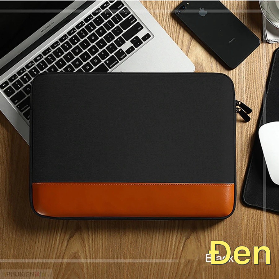 Túi BUBM chuyên dụng đựng laptop, macbook 13inch, 15inch có lớp chống sốc, lớp lót nhung nỉ mịn