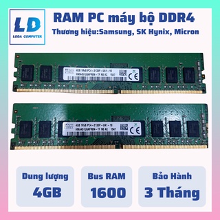 Ram PC DDR4 4GB Bus 2133, ram máy tính đồng bộ