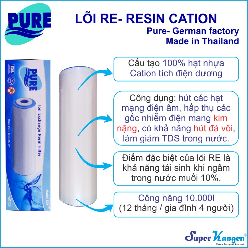 Máy lọc nước nhập khẩu Pure Nano Alkaline