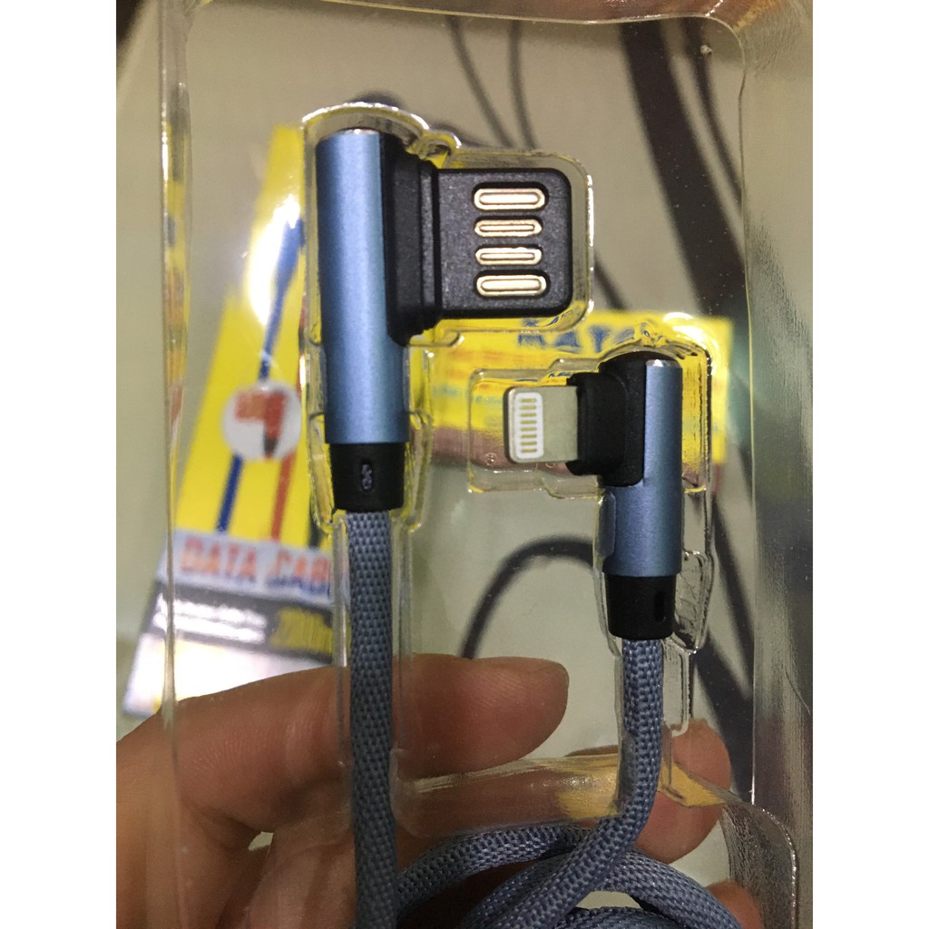 Cáp Sạc Nhanh Khai Duy CD004I  2.4A Dài 2 mét-Dây Sạc- BH 1 Năm