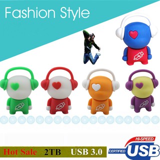USB 3.0 dung lượng lớn 2TB với thiết kế hình rô bốt ngộ nghĩnh