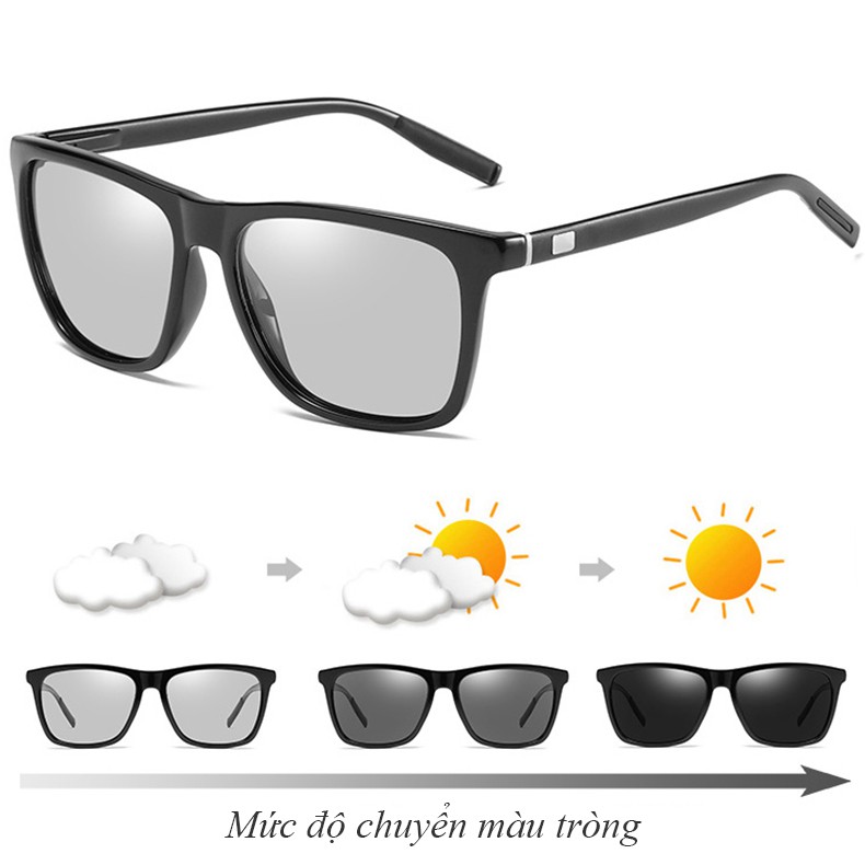 Mắt kính đổi màu đi ngày và đêm A387 - NVfashion | BigBuy360 - bigbuy360.vn