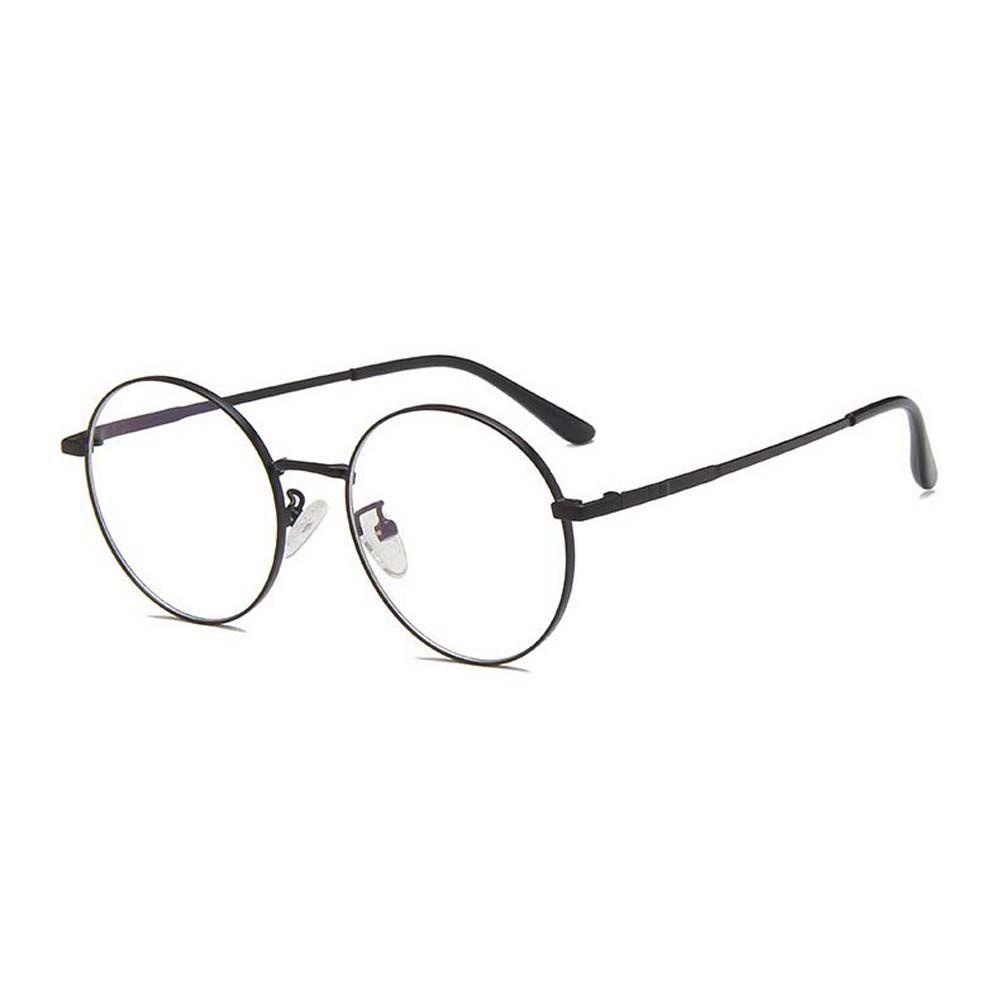 Mắt Kính Gọng Tròn Kim Loại Chống Bức Xạ Thời Trang Cho Nam Và Nữ