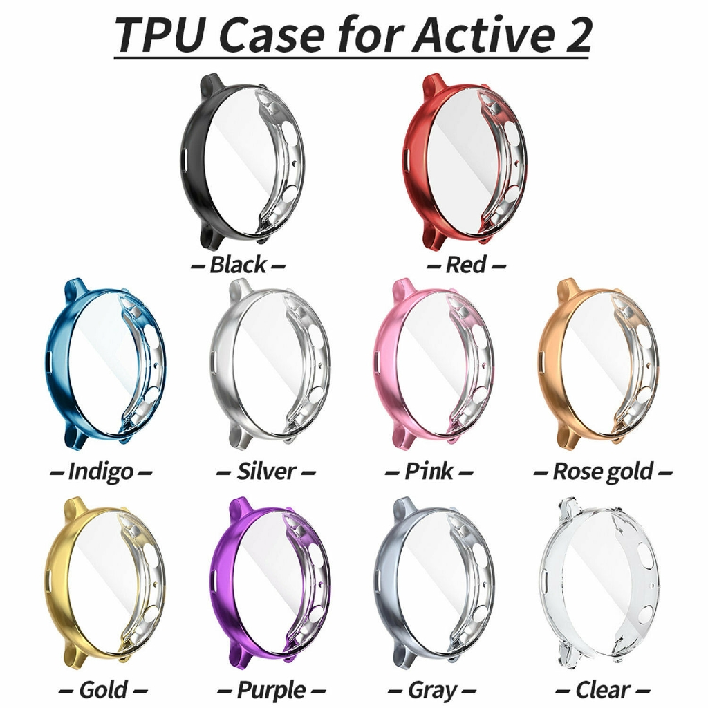 Vỏ bảo vệ mặt đồng hồ TPU mềm cho Samsung Galaxy Watch Active 2 Active 2 40mm 44mm