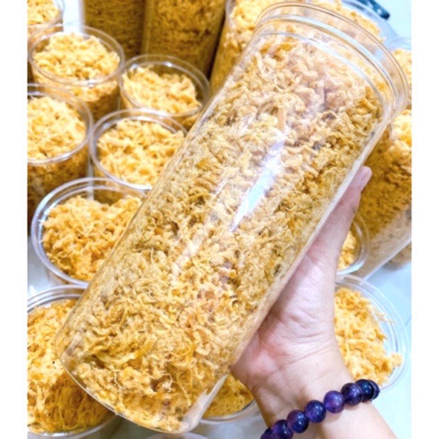 Chà Bông Heo Xù cao cấp - ruốc làm bánh - Lon 300gram