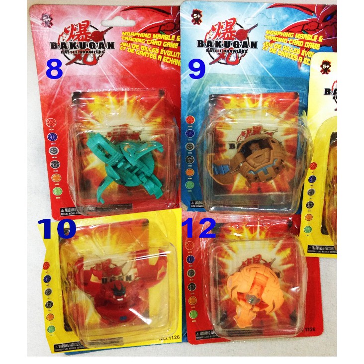 Bộ 4 chiến binh bakugan. Bakugan4