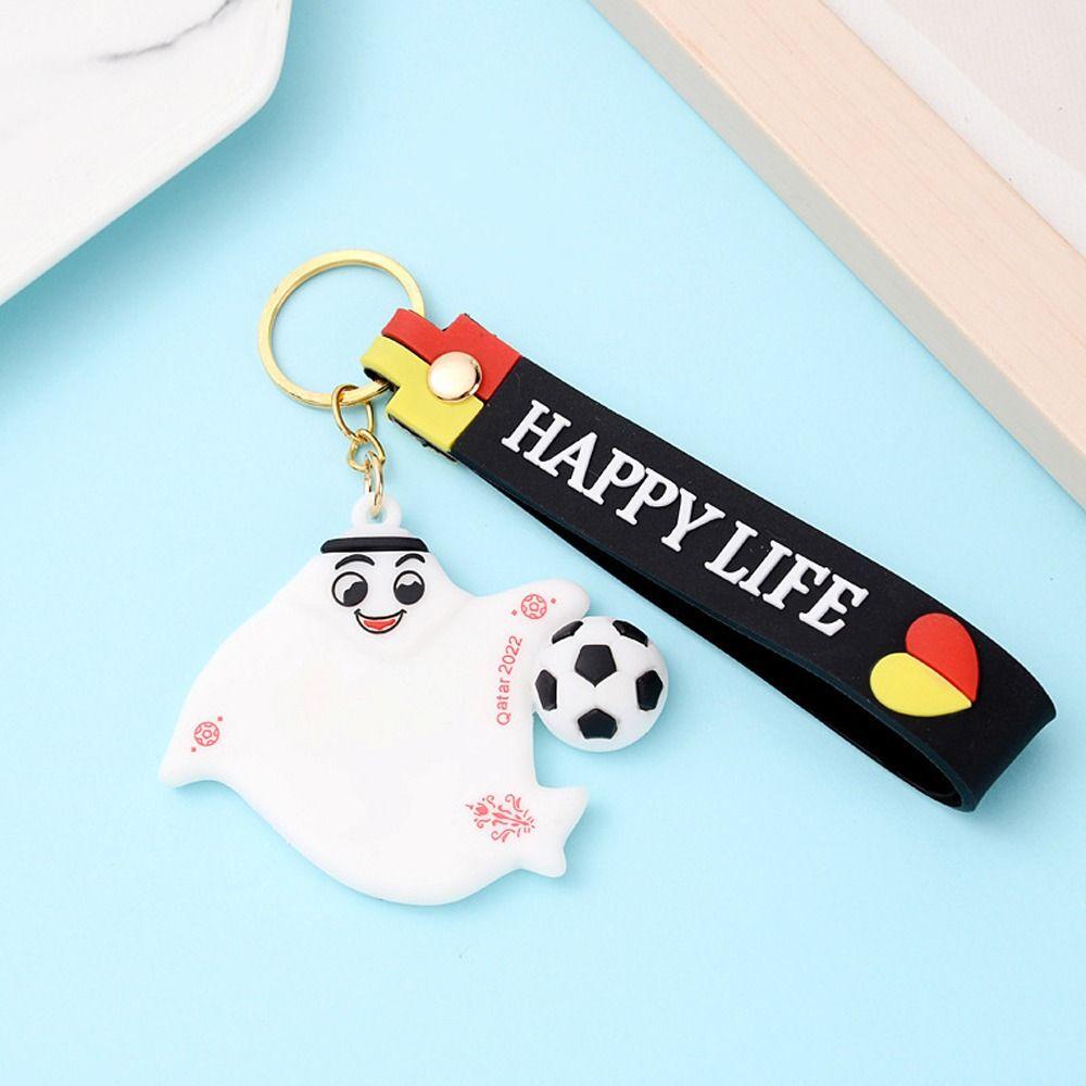 Móc Khóa Hình Quả Bóng Đá Trang Trí Điện Thoại / Túi Xách Dành Cho Nam Nữ