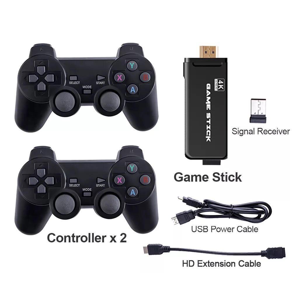Máy Chơi Game Cầm Tay Stick 4K 10000 Game và Tặng thẻ nhớ 64GB Game Ps1/ Ps2 /Nitendo switch /FC Compact/FC/ Playstation