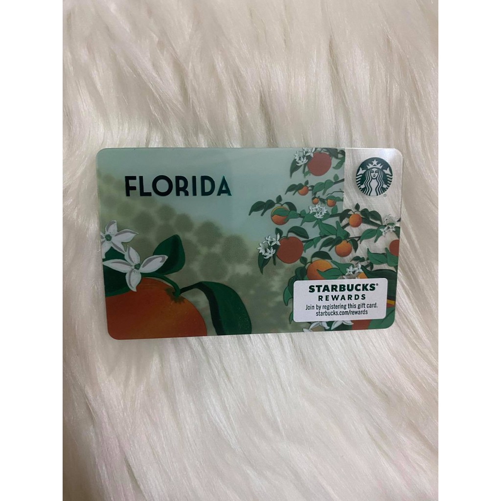 Thẻ NHỰA Starbucks Us - phiên bản thành phố Orlando, Florida