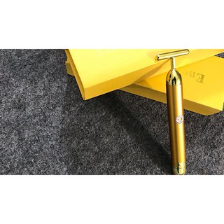 Bút rung,  [Tặng 2 pin] Máy massage rung đa vị trí Beauty Bar Gold 24k xả stress hiệu quả