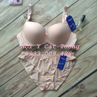 Bộ đồ lót Boya trơn mút mỏng, có gọng