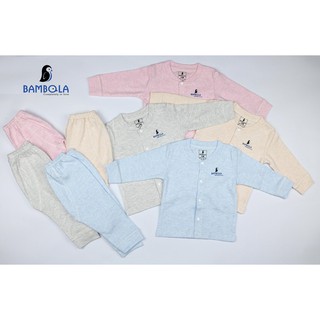 Bộ nỉ Cài giữa cho bé từ 3-9 tháng thương hiệu Bambola