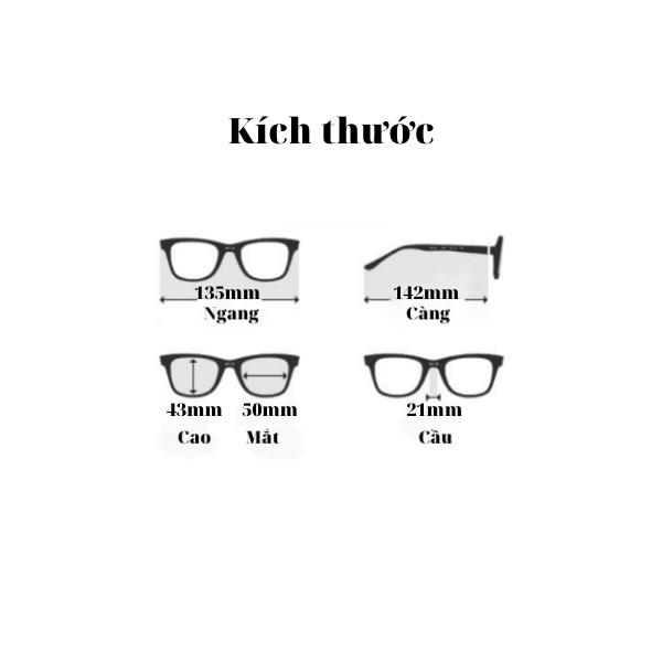 Gọng kính cận mắt tròn VIETPHAT EYEWEAR VP6214 thời trang nam nữ