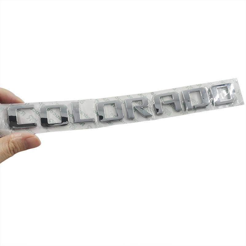 1 Miếng dán logo COLORADO bằng ABS thay thế cho xe Chevrolet COLORADO