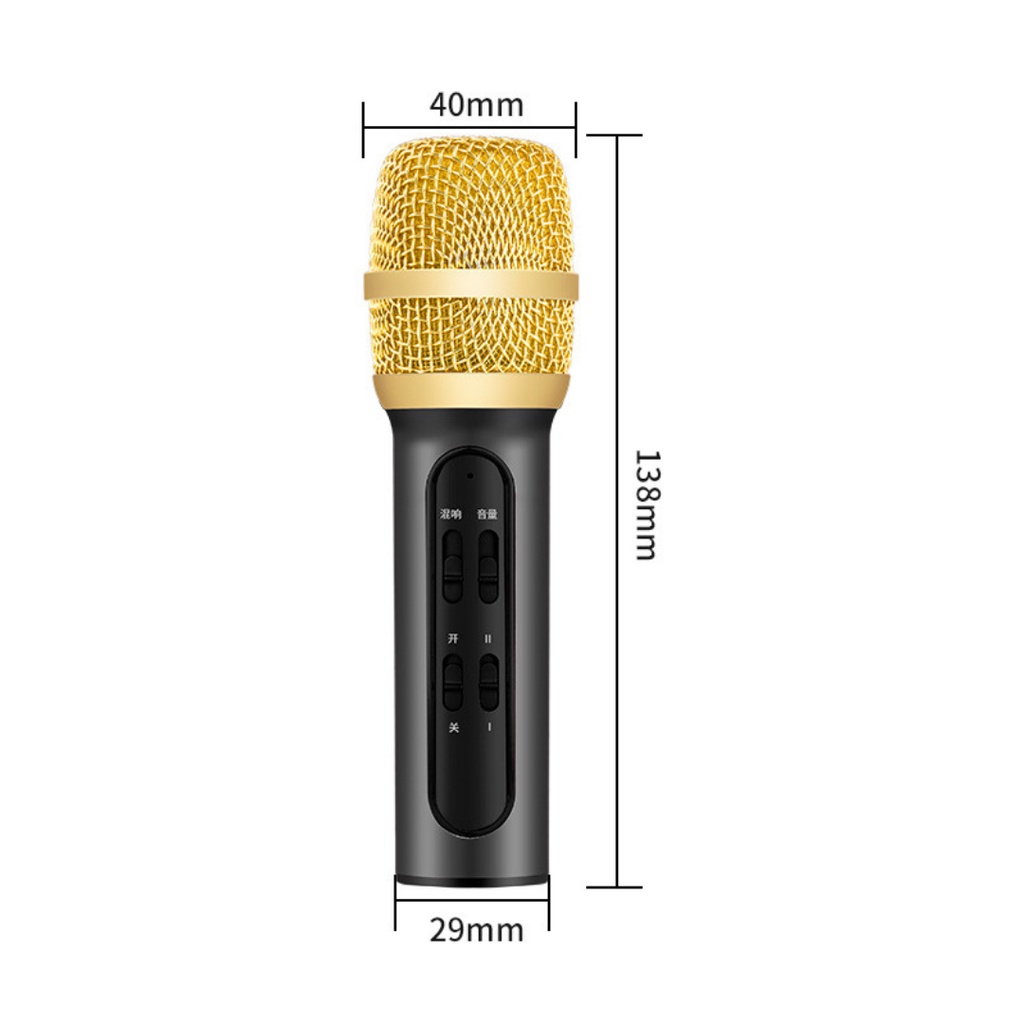 Bộ Micro Thu Âm Livestream - Micro Karaoke Có Dây Cho Điện Thoại