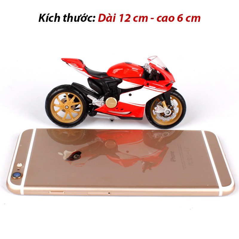 [Mã LIFE0503TOYS1 giảm 10% đơn 150k] XE MÔ HÌNH Moto Siêu xe Ducati 1199 Superleggra - MAISTO tỷ lệ 1:18