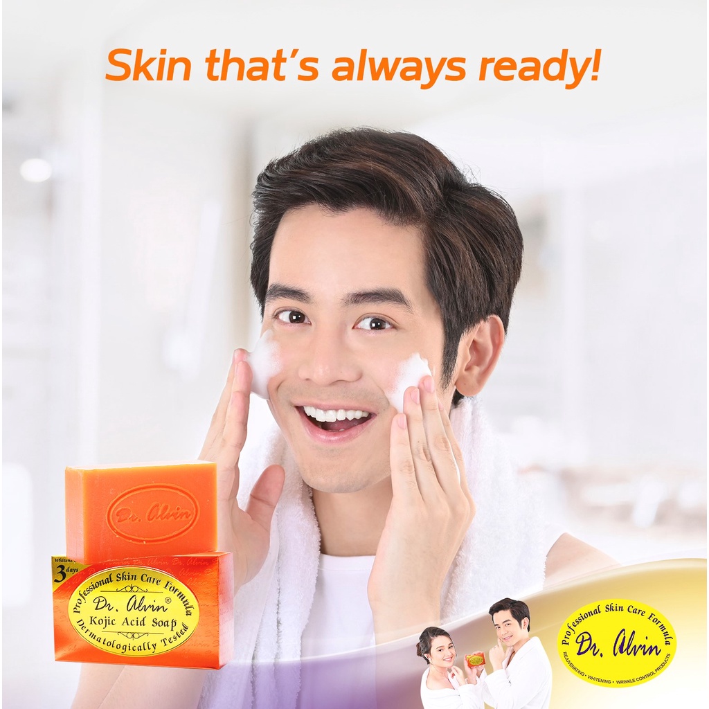 Xà Phòng Tắm Trắng Dr Alvin Kojic135 gram - Hương cam | BigBuy360 - bigbuy360.vn