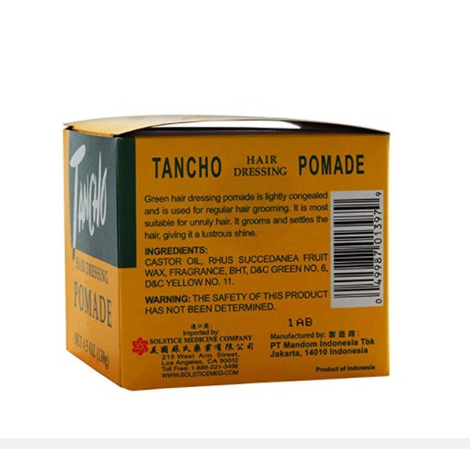 Gel tạo kiểu tóc, Gel vuốt tóc nam tạo độ bóng mượt , Sáp giữ nếp tóc , Tancho Pomade Hair Dressing - Large 4.5oz/130g
